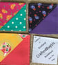 100% Cotton Bookmark hand crafted. Save the Page Unique modern square shape. - Image 6