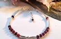 STERLING SILVER GEMSTONE BRACELETS