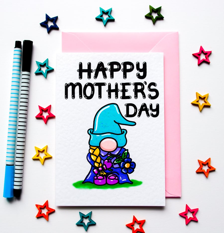 Gonk Mother's Day Card For Mum, Grandma, Stepmum, Godmother