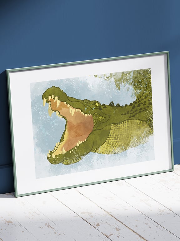 Snap! Crocodile print