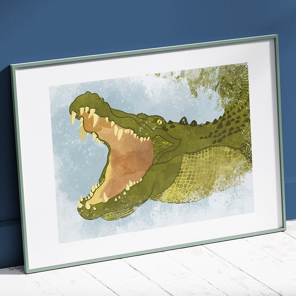 Snap! Crocodile print