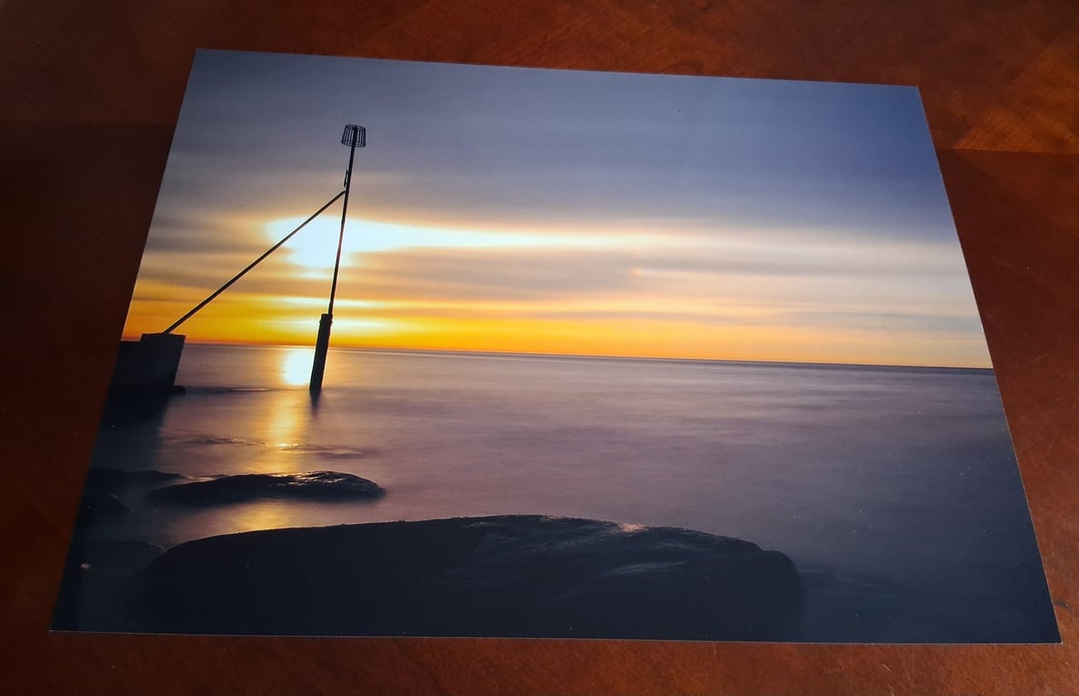 SUNSET AROUND NORFOLK PHOTOGRAPH 16x12