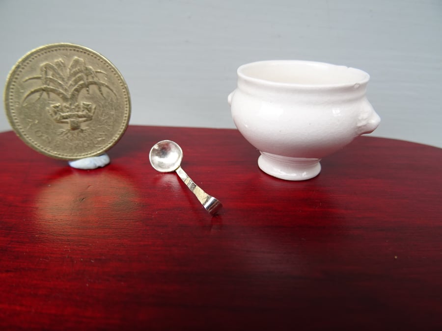 12th scale Silver Serving ladle