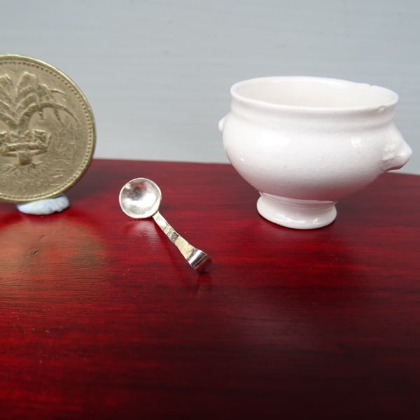 12th scale Silver Serving ladle