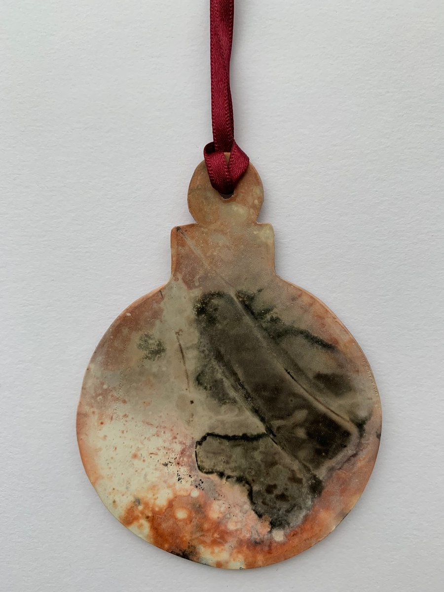 Ceramic Xmas Hanging Decoration Bauble