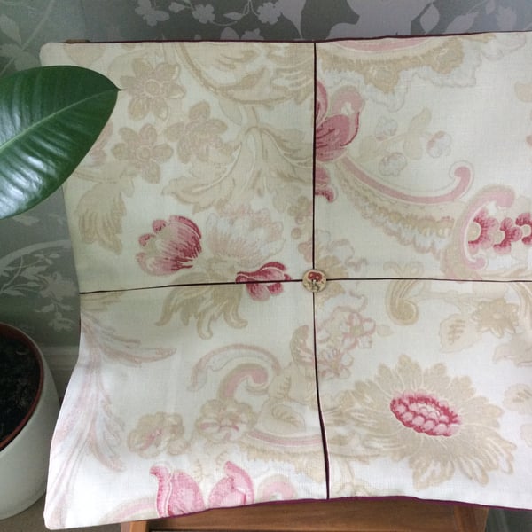 Baroque Raspberry Laura Ashley 49 cm cushion cover envelop backed