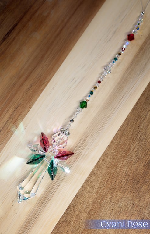 Sun Catcher super Sparkly Swarovski Christmas Angel 