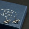 Sterling Silver Bat Ear Studs