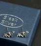 Sterling Silver Bat Ear Studs