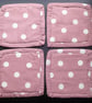 Patchworked textile Coaster set - Image 2