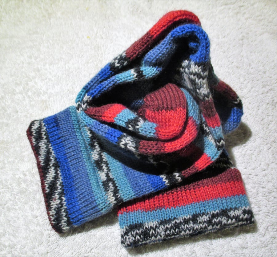 Handmade Wool Socks SIZE: 7-9 UK, 9-11 US, 39-42 EURO