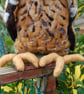  Eagle owl Needle felt owl, collectable animal sculpture ornament or decoration - Image 8