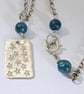 Star Necklace, Sterling Silver, Hand Stamped - Image 2