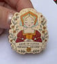 Anne of Cleves Wooden Pin Badge - Tudor Queen Pin - Six Wives of Henry VIII Gift - Image 4