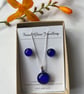 Fused dichroic glass pendant set - Image 1