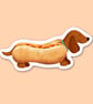 Sausage Dog Glossy Vinyl Sticker - Image 4