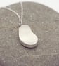 Amber brown Seaglass & Sterling Silver Pendant  - Image 2