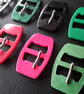 1930's Vintage Casein Buckles in Khaki and Hunter Green only - Image 3