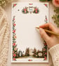 English Rose Garden Floral Notepad - Lined Writing Pad - Shopping List Pad - Image 2