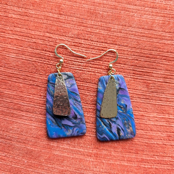 Yzma inspired large trapeze earrings