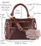 Hampton Leather Pocket Tote Bag - Image 5