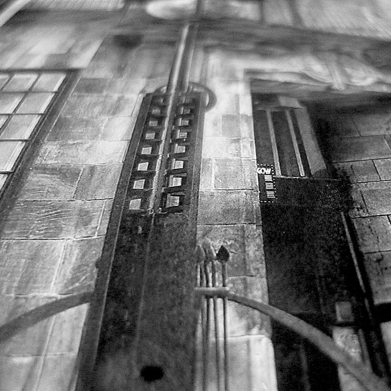 Detail of Glasgow School of Art, Fine Art print