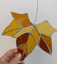 Stained Glass Maple Leaf Suncatcher - Handmade Hanging Window Decoration  - Image 4