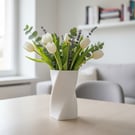 Modern Twisted Vase 3D Printed 