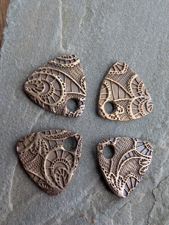 Artisan Made Bronze Charms (4)