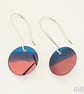048 - Handmade Aluminium and Silver Reversible Earrings