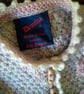 SALE Baby Girl's Long Aran Jacket with Merino Wool 12-18  months size - Image 4