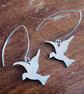 Silver bird earrings - Image 3