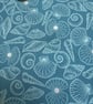 Handmade Padded Book Bag:  Shells Cover, Book Protector - Image 4