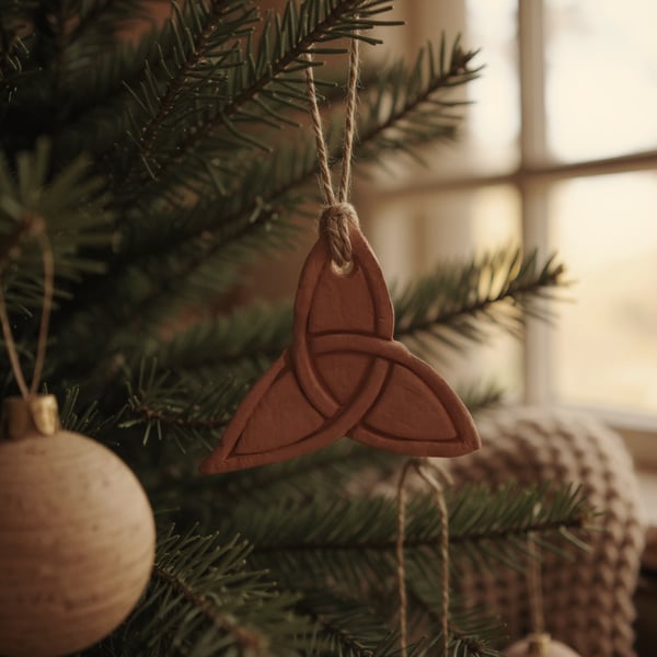 Triquetra Terracotta Hanging Aromatherapy Diffuser