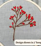 Autumn stick and stitch embroidery designs. Botanical stick and sew patterns - Image 2