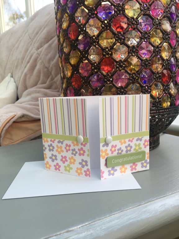 Congratulations gift card holder 