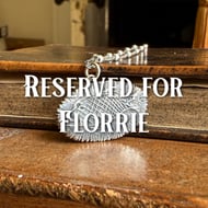 Sterling Silver Clay Pipe Fish Impression Necklace 