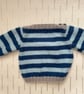 Blue striped jumper - Image 5