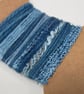 Small Mid Indigo Natural Dye Blue Textured Thread Pack - Image 5