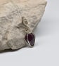 Perfectly Imperfect Ruby and Silver Necklace - Image 4