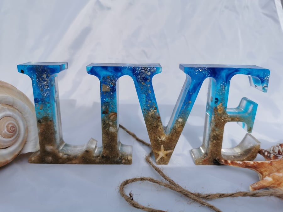 Resin Beach Theme LIVE decor