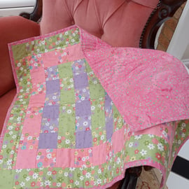 SALE Patchwork Baby Quilt Seconds Sunday 