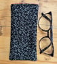 Music Notes Quilted Fabric Glasses Case - Image 2