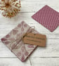 Hand Printed Linen Coaster Set - Image 3