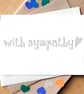 Simple "With Sympathy" Card - Image 1