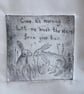 Two Hares, Drypoint Print - Image 1