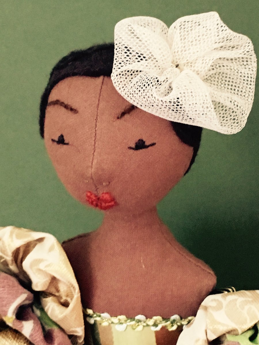 Josephine Baker cloth art doll 
