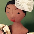 Josephine Baker cloth art doll 