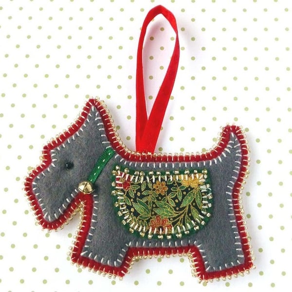 Scottie Dog Christmas Decorations