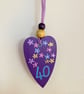 Hand painted 40th birthday heart  - Image 2